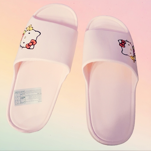 Hello Kitty Shoes - Hello Kitty Pink Slide Sandals EU 40-41 Cute Sanrio Slip On
Light Weight